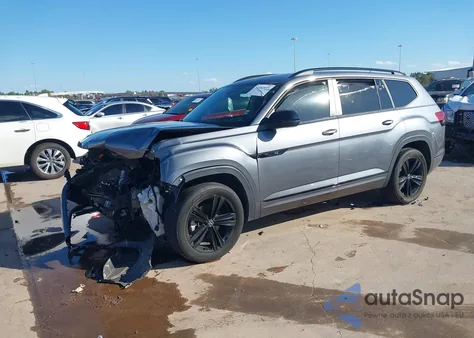 2023 Volkswagen Atlas 3.6L V6 Sel R-Line Black from USA, damaged, VIN 1V2SR2CA3PC536463